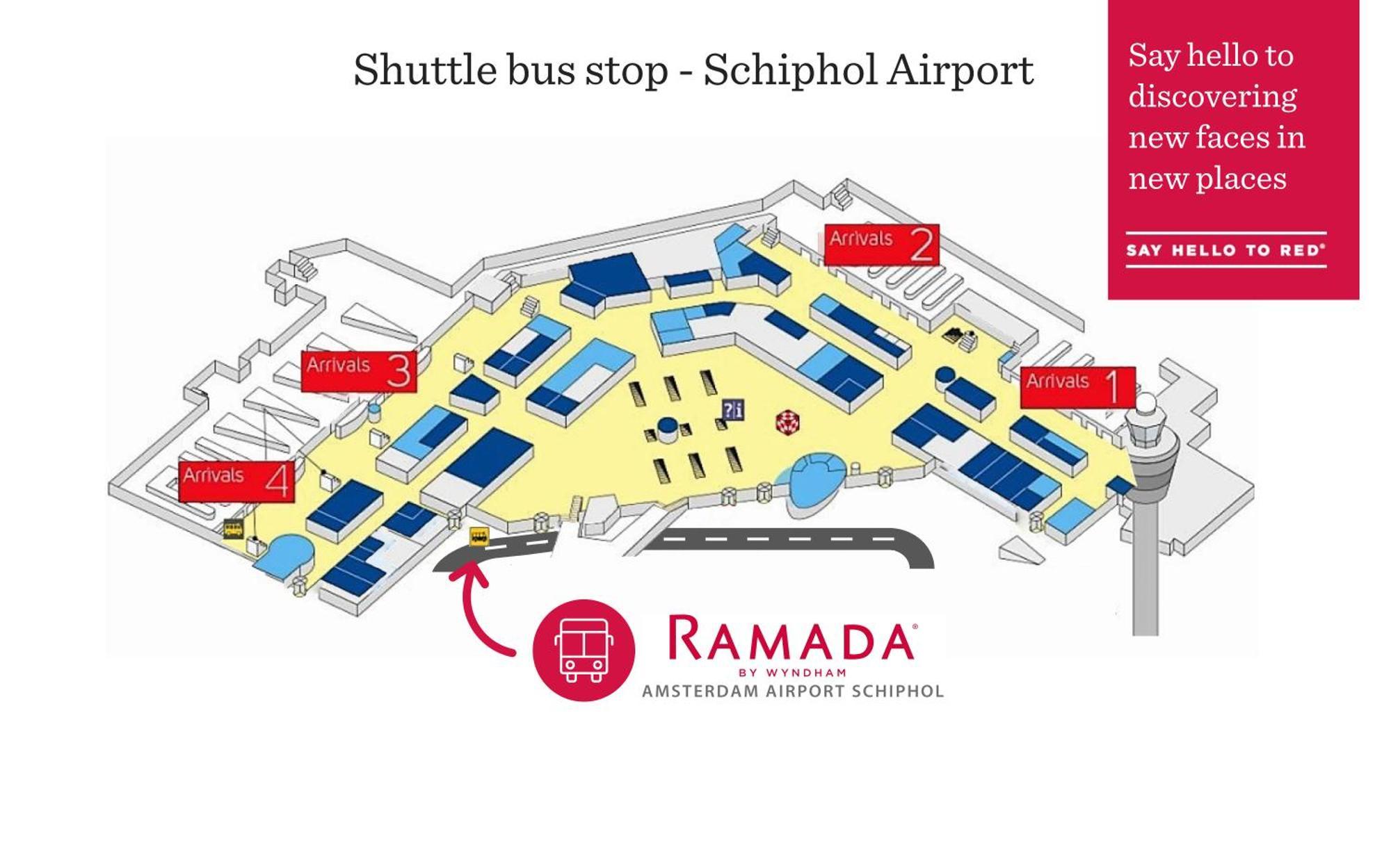 Отель Ramada By Wyndham Amsterdam Airport Schiphol Бадхоеведорп Экстерьер фото